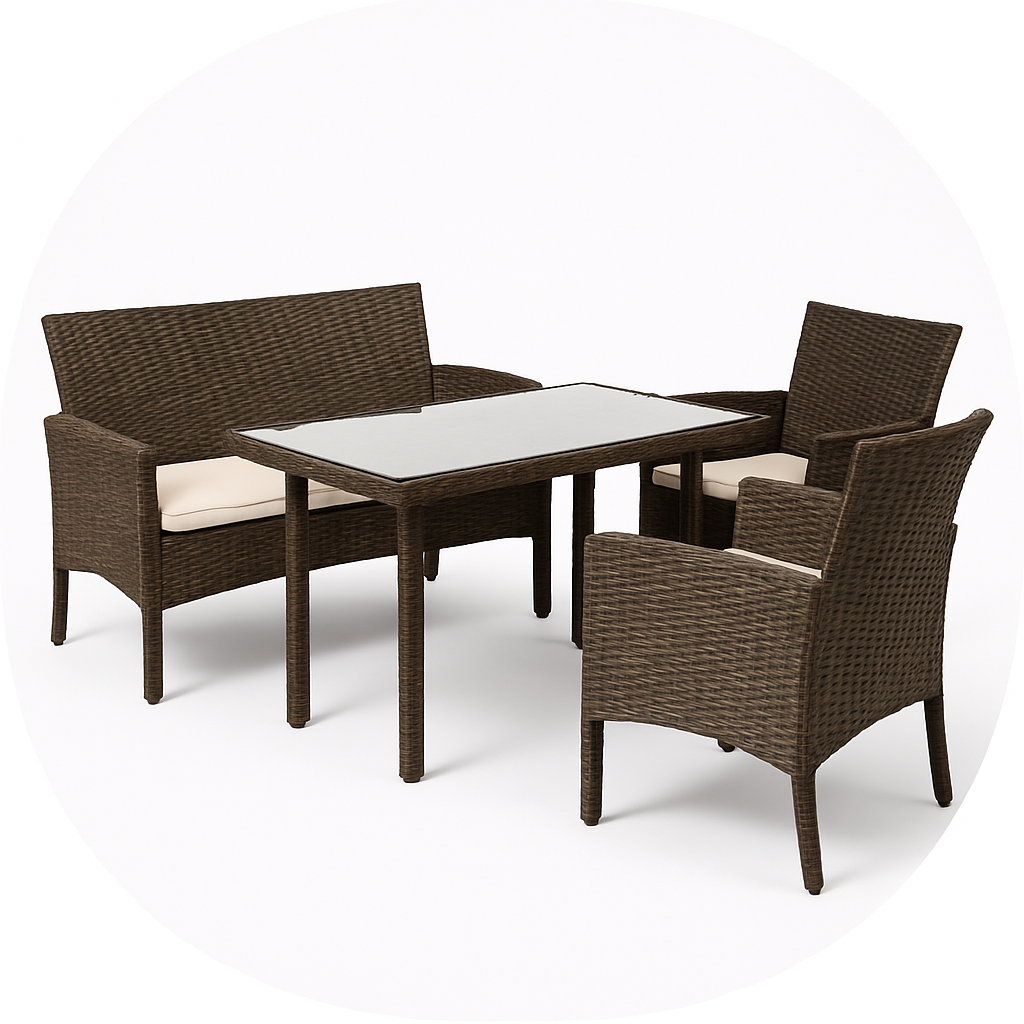 Zestawy mebli ogrodowych