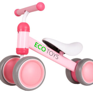 Rowerek biegowy treningowy różowy ECOTOYS