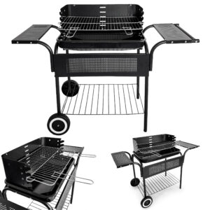 Grill ogrodowy prostokątny ruszt 53x34 cm półki MultiGarden