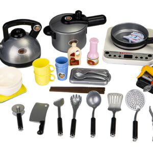 Zestaw do gotowania grillowania 40 el. dźwięk LED