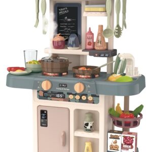 Interaktywna kuchnia dla dzieci generator pary dźwięki LED 46 el.