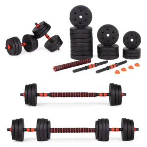 Hantle regulowane 2x20 kg sztanga zestaw 40 kg gryf MOVEPRO