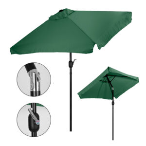 Parasol ogrodowy prostokątny 200x140 cm zielony MultiGarden