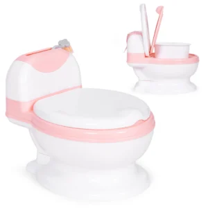 Nocnik toaleta z wyjmowanym wkładem sedes dla dzieci zamykany ze szczotką ECOTOYS