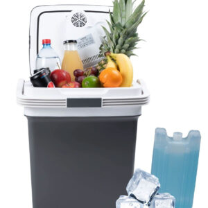 Lodówka turystyczna samochodowa 29L grafitowa AC/DC/USB