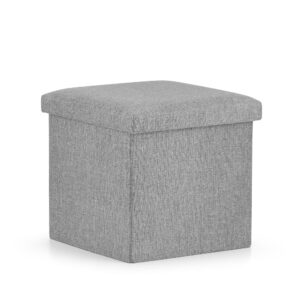 Pufa składana M - 30x30x30cm szara