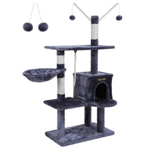 Drapak dla kota 134cm z domkiem PCT35G