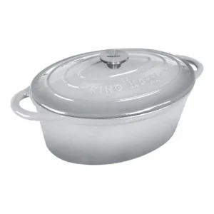Brytfanna żeliwna emaliowana 30cm 4,5L szara Kinghoff KH-1522