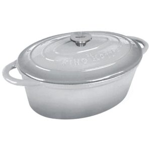 Brytfanna żeliwna emaliowana 33cm 6,2L szara Kinghoff KH-1613