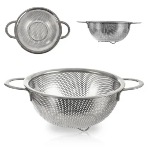 Cedzak kuchenny stalowy z uchwytami ANETT 16,5 cm Orion