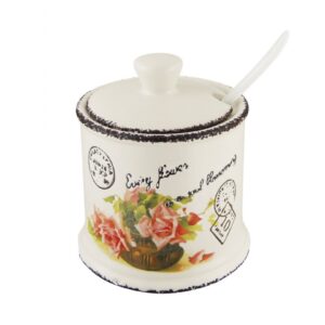 Ceramiczna cukiernica z łyżeczką Maestro MR-20050-09