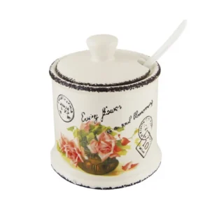 Ceramiczna cukiernica z łyżeczką Maestro MR-20050-09