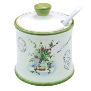 Ceramiczna cukiernica z łyżeczką Maestro MR-20065-09