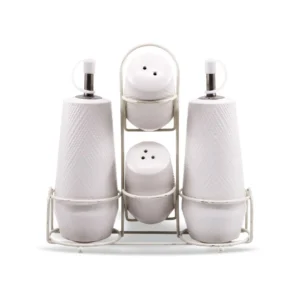 Zestaw do przypraw 5 elementów Maestro White MR-20002-04S