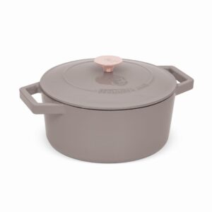 Garnek żeliwny emaliowany 24cm 4.35L Berlinger Haus Taupe BH-6525
