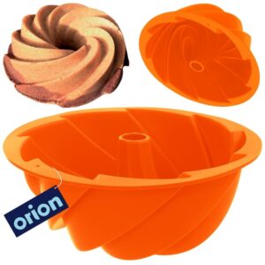 Forma do 20 mini muffinek silikonowa pomarańczowa Orion Sillinie