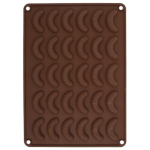 Forma do pieczenia 20 mini muffinek silikonowa pomarańczowa Orion Sillinie