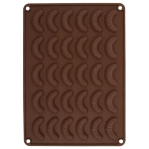 Forma do pieczenia 20 mini muffinek silikonowa pomarańczowa Orion Sillinie