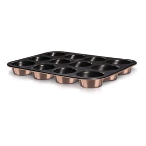 Forma do 12 muffinek z powłoką tytanową Berlinger Haus Rose Gold BH-6473