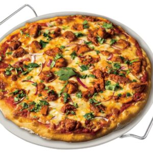 Kamień do pizzy kordierytowy 33cm ze stojakiem Klausberg KB-7788