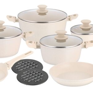 Zestaw garnków 12 el. z patelnią do naleśników Klausberg KB-7884