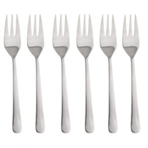 Komplet 6 widelczyków do ciasta połysk Kinghoff KH-1338