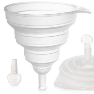 Lejek kuchenny silikonowy składany 12cm z miarką Kemp Orion