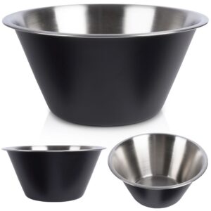 Miska kuchenna stalowa czarna 22cm 2L Vilde 259646