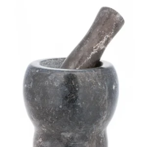 Moździerz kamienny 10cm czarny marmur Kinghoff KH-3337
