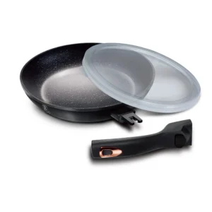 Patelnia z odpinaną rączką 28cm Berlinger Haus Black Rose