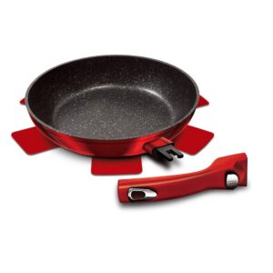 Patelnia z odpinaną rączką 28cm Berlinger Haus Burgundy