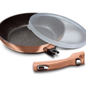 Patelnia z odpinaną rączką 28cm Berlinger Haus Rose Gold