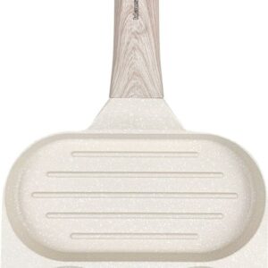 Patelnia 3w1 do jajek i grillowania beżowa Klausberg KB-7818