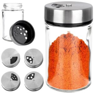 Pojemnik na przyprawy szklany z sitkiem 100ml Orion 155107