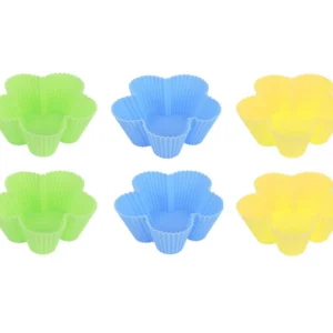 Foremki silikonowe do muffinek 6 sztuk Tiross TS-399-2