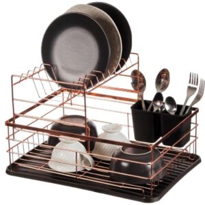 Suszarka do naczyń dwupoziomowa Rose Gold Brunbeste BB-3385