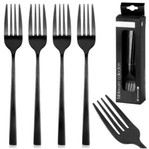 Widelczyki do ciasta czarne 4 sztuki Excellent Houseware 139771