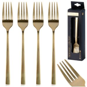 Widelczyki do ciasta złote 4 sztuki Excellent Houseware 139768