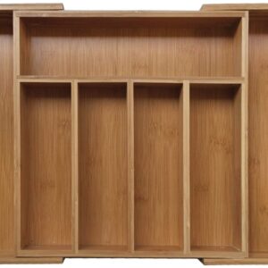 Wkład do szuflady bambusowy rozsuwany 31-52cm Kinghoff KH-1218