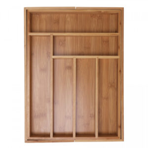 Wkład do szuflady bambusowy rozsuwany 31-52cm Kinghoff KH-1501