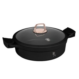 Wok tytanowy 28cm z pokrywką Black Rose Berlinger Haus BH-1455