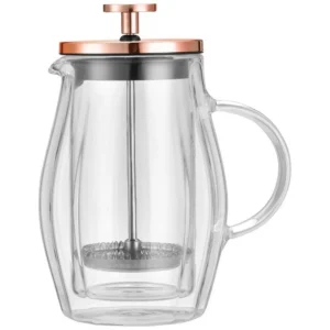 Zaparzacz Szklany Klausberg KB-7721 350ml Różowe Złoto