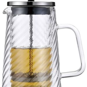 Zaparzacz Szklany Klausberg KB-7764 1000ml Srebrny