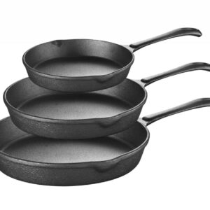 Zestaw Patelni Żeliwnych Krisberg KS-2573 16/20/25cm