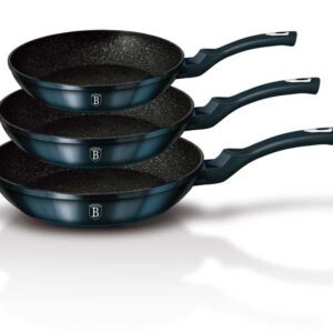 Zestaw Patelni Berlinger Haus Metallic Aquamarine BH-6177 20/24/28cm