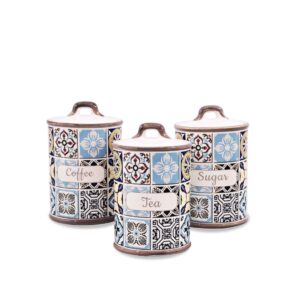 Zestaw Pojemników Ceramicznych Maestro MR-20005-03CS Holiday