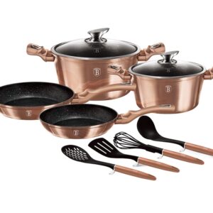 Zestaw Garnków 10 el. Berlinger Haus Rose Gold BH-6142