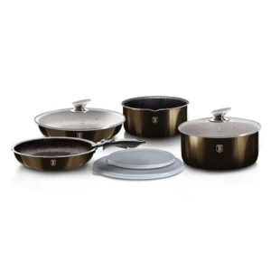 Zestaw Garnków Click&Cook Berlinger Haus Shiny Black BH-7041