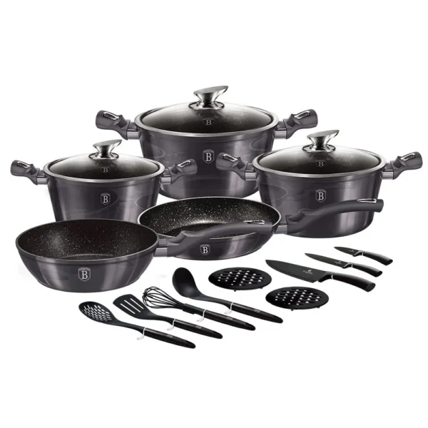 berlinger-haus-carbon-pro-bh-6920-zestaw-garnkow-noze-17el.jpeg Zestaw garnków 17 elementów Berlinger Haus Carbon Pro BH-6920 z nożami i akcesoriami