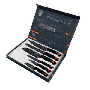 Zestaw Noży w Pudełku Berlinger Haus Granit Diamond BH-2111 6 el.